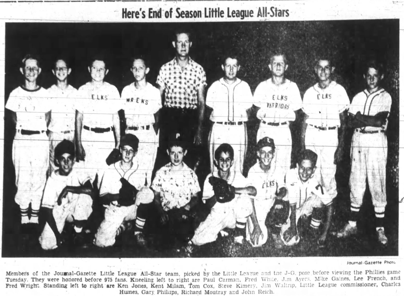 Here's end of the season Little League All-Stars